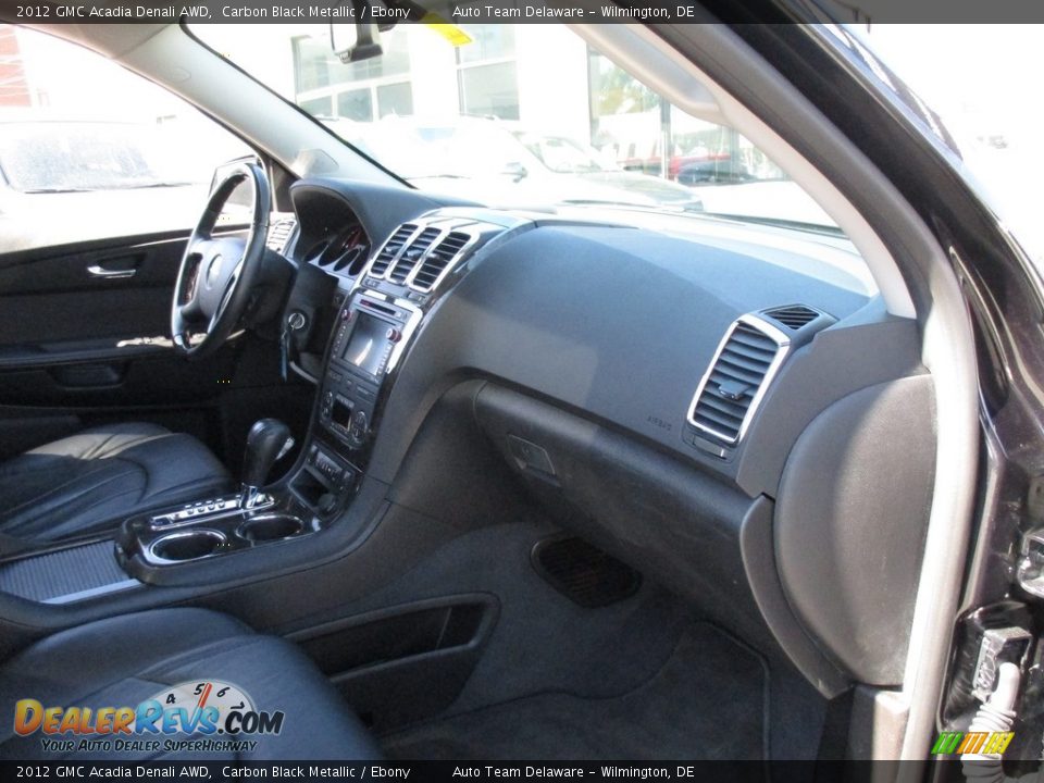 2012 GMC Acadia Denali AWD Carbon Black Metallic / Ebony Photo #29