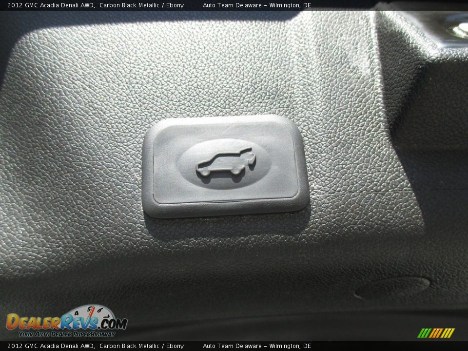 2012 GMC Acadia Denali AWD Carbon Black Metallic / Ebony Photo #36