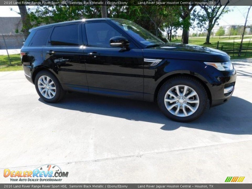 2016 Land Rover Range Rover Sport HSE Santorini Black Metallic / Ebony/Ebony Photo #1