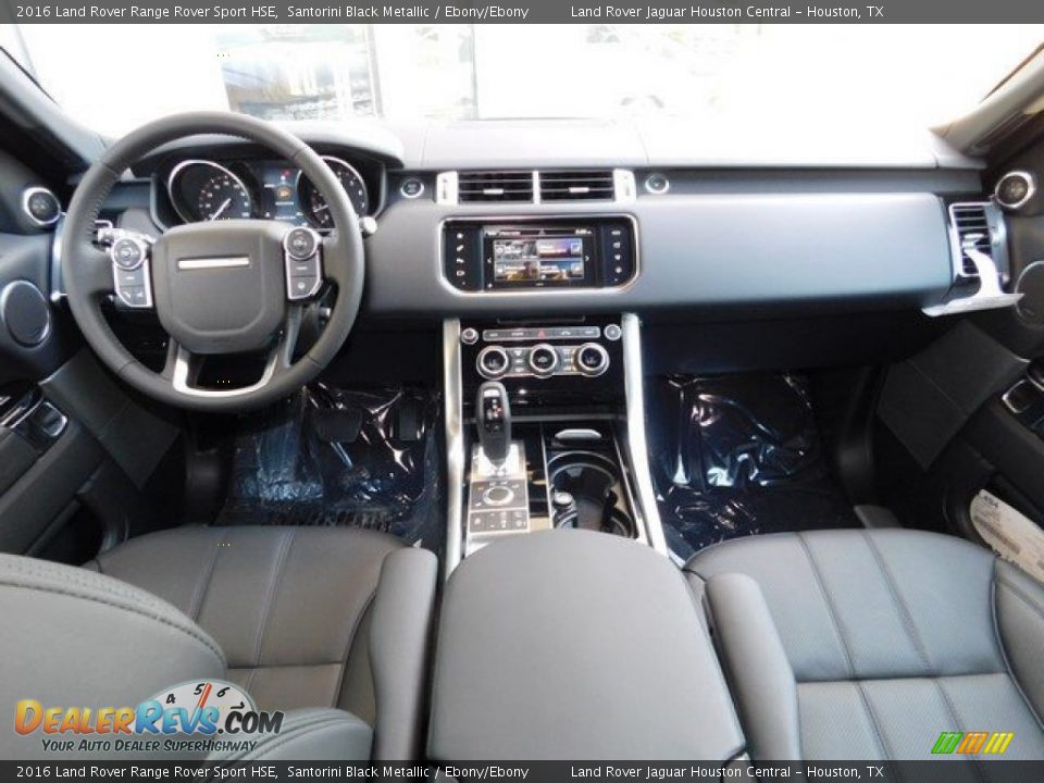 2016 Land Rover Range Rover Sport HSE Santorini Black Metallic / Ebony/Ebony Photo #4