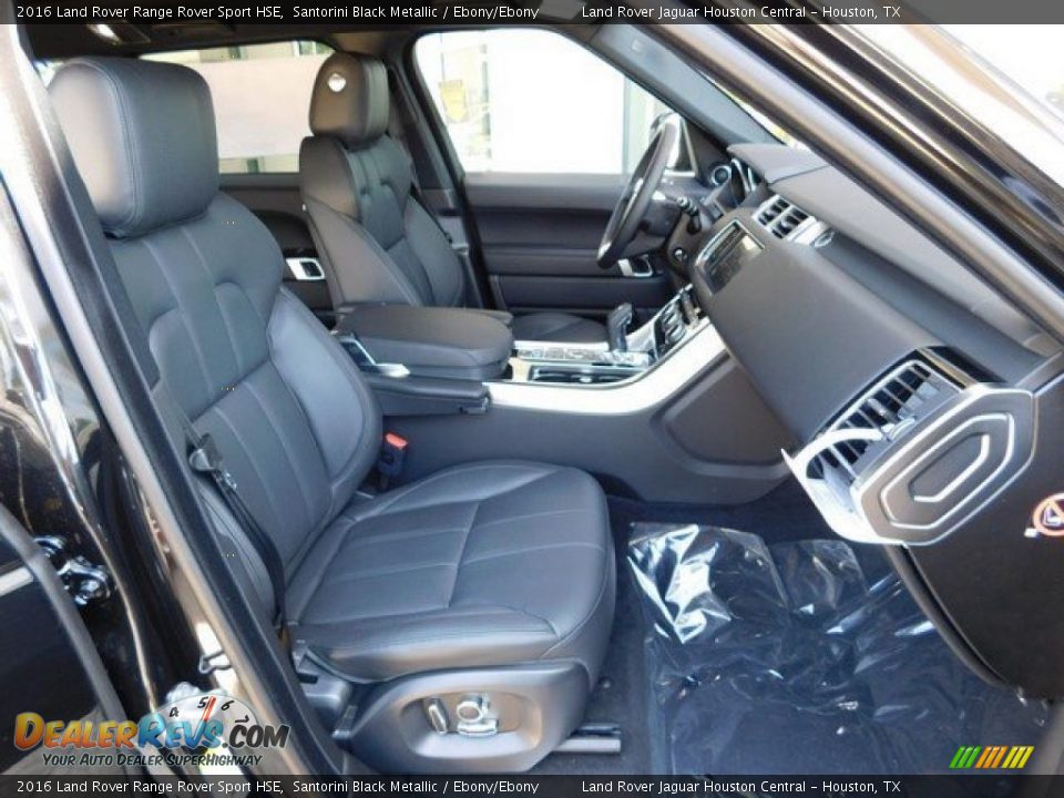 2016 Land Rover Range Rover Sport HSE Santorini Black Metallic / Ebony/Ebony Photo #5