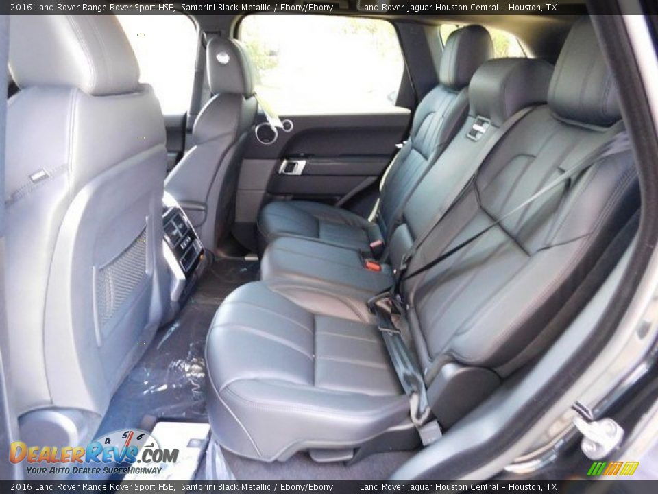 2016 Land Rover Range Rover Sport HSE Santorini Black Metallic / Ebony/Ebony Photo #13