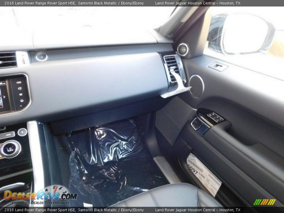 2016 Land Rover Range Rover Sport HSE Santorini Black Metallic / Ebony/Ebony Photo #15