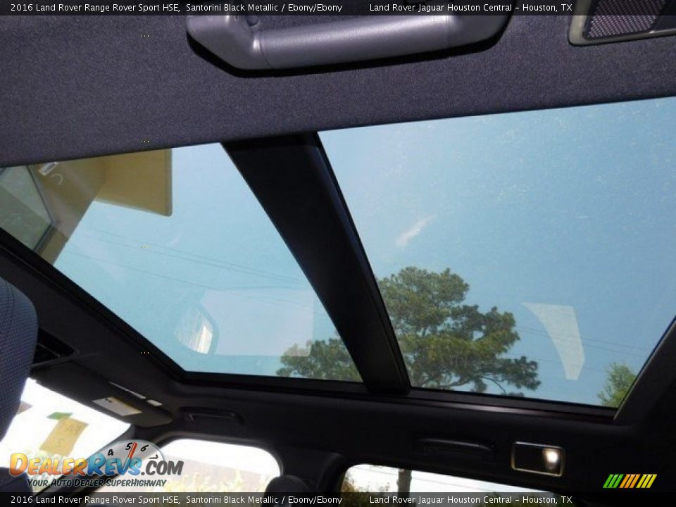 2016 Land Rover Range Rover Sport HSE Santorini Black Metallic / Ebony/Ebony Photo #17