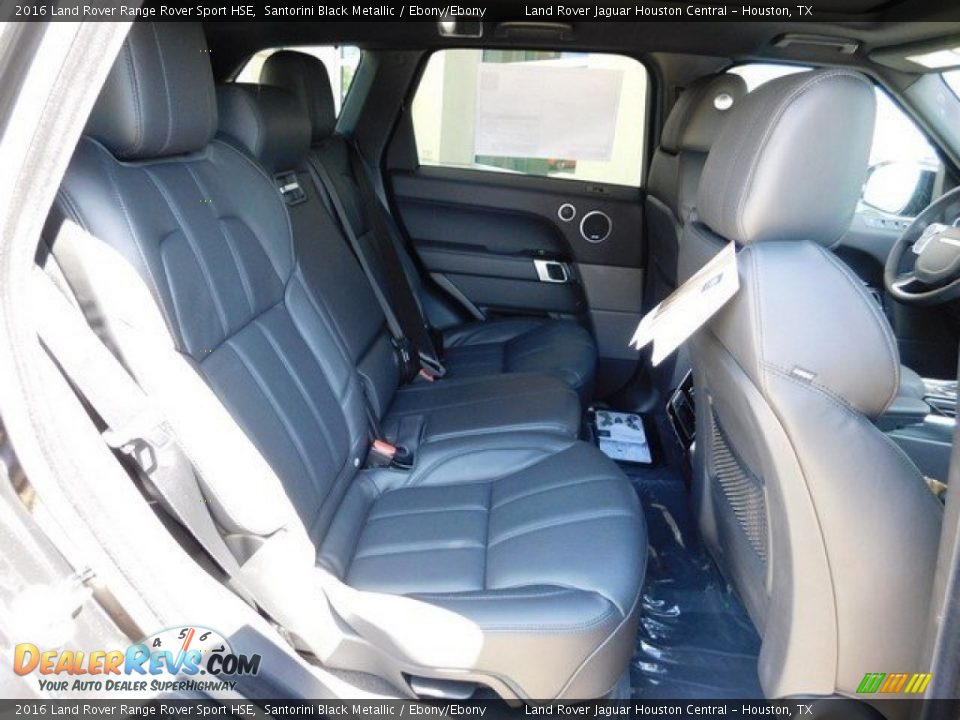 2016 Land Rover Range Rover Sport HSE Santorini Black Metallic / Ebony/Ebony Photo #18