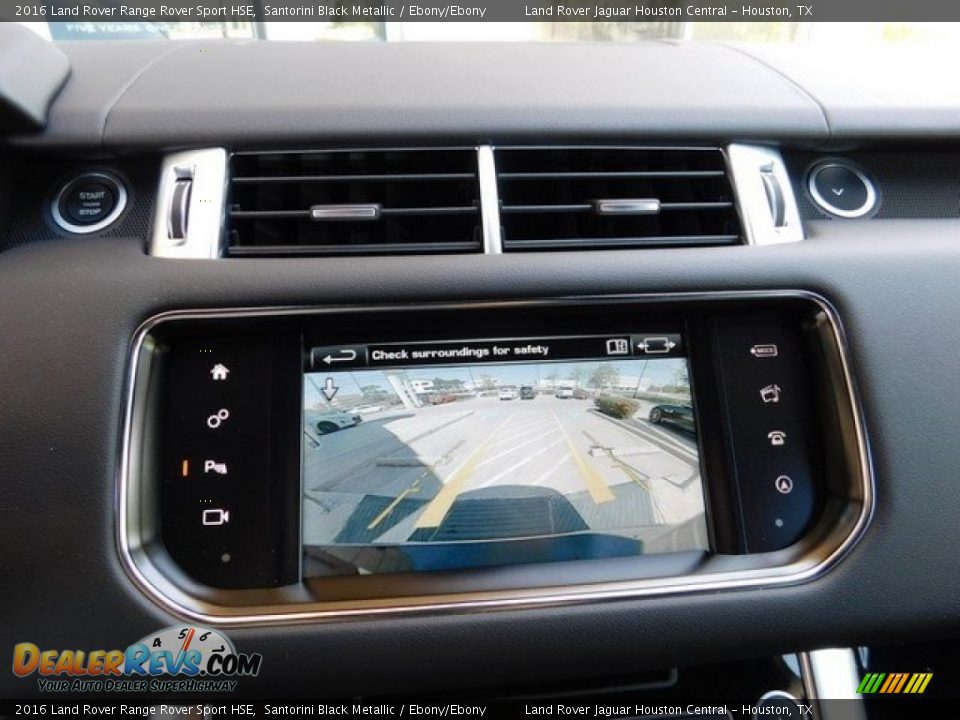2016 Land Rover Range Rover Sport HSE Santorini Black Metallic / Ebony/Ebony Photo #20