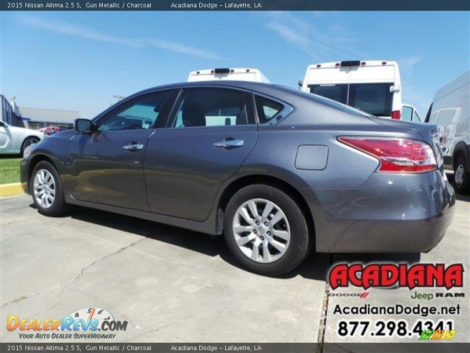 2015 Nissan Altima 2.5 S Gun Metallic / Charcoal Photo #4