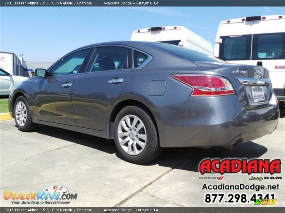 2015 Nissan Altima 2.5 S Gun Metallic / Charcoal Photo #5
