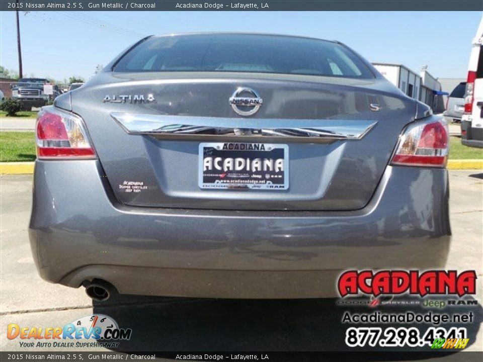 2015 Nissan Altima 2.5 S Gun Metallic / Charcoal Photo #6