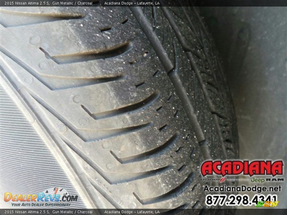 2015 Nissan Altima 2.5 S Gun Metallic / Charcoal Photo #13