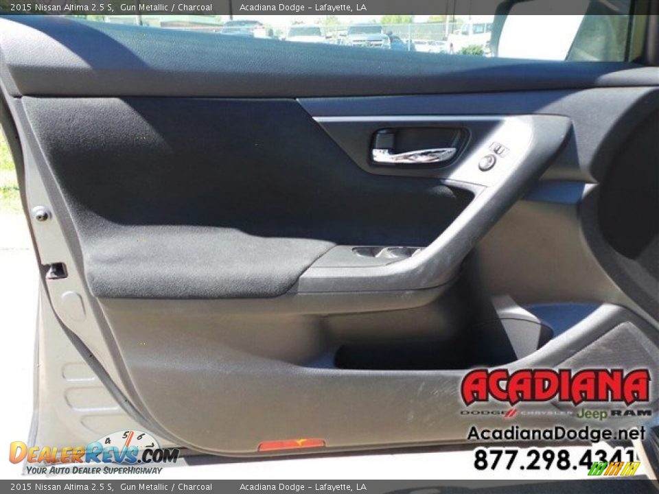 2015 Nissan Altima 2.5 S Gun Metallic / Charcoal Photo #15