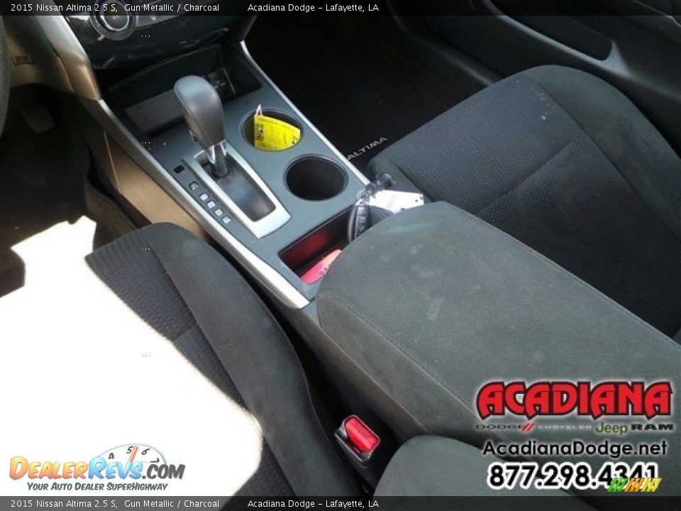 2015 Nissan Altima 2.5 S Gun Metallic / Charcoal Photo #20