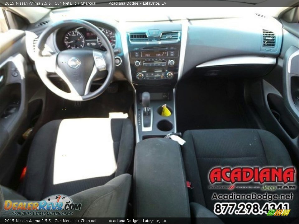 2015 Nissan Altima 2.5 S Gun Metallic / Charcoal Photo #21