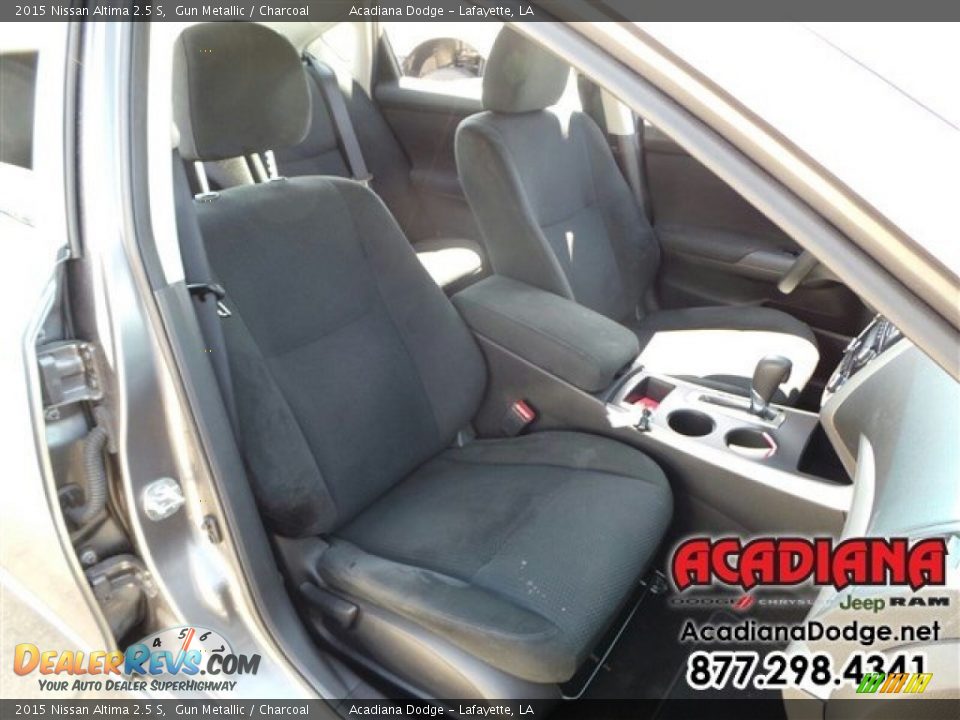 2015 Nissan Altima 2.5 S Gun Metallic / Charcoal Photo #22