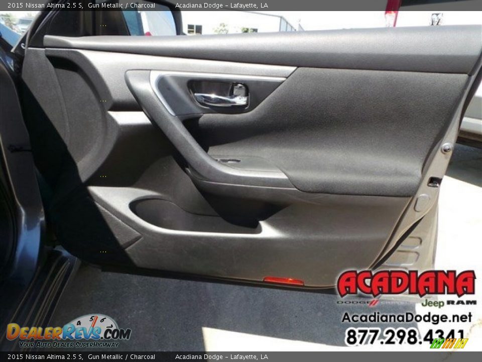 2015 Nissan Altima 2.5 S Gun Metallic / Charcoal Photo #23