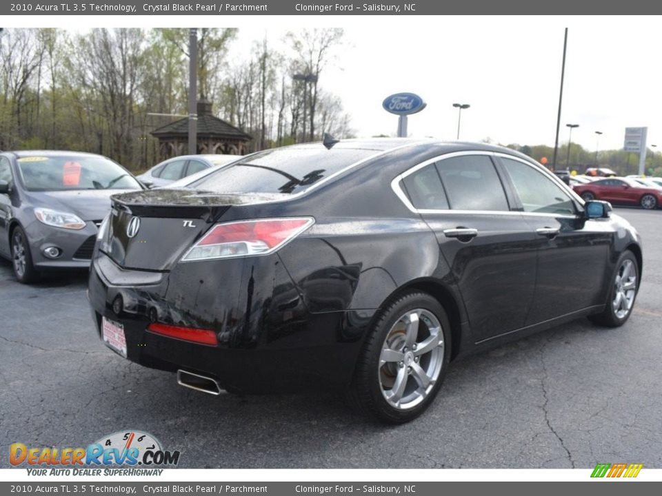 2010 Acura TL 3.5 Technology Crystal Black Pearl / Parchment Photo #3