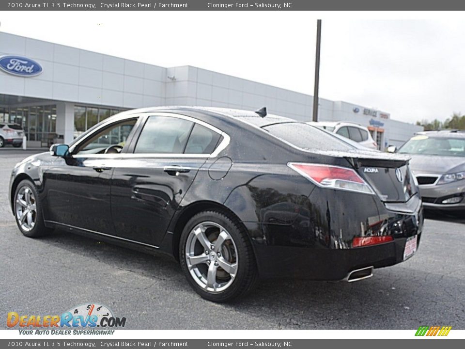 2010 Acura TL 3.5 Technology Crystal Black Pearl / Parchment Photo #5