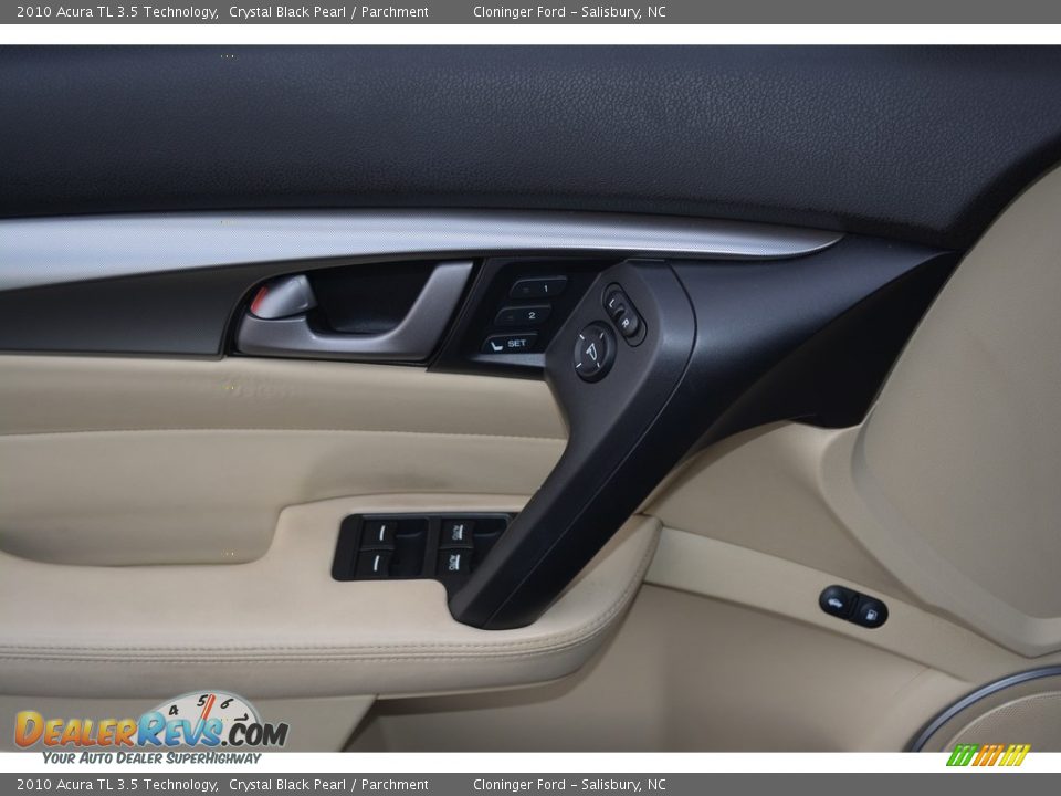 2010 Acura TL 3.5 Technology Crystal Black Pearl / Parchment Photo #8