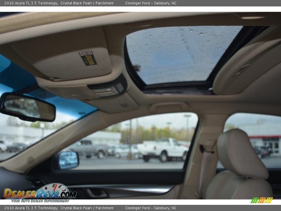 2010 Acura TL 3.5 Technology Crystal Black Pearl / Parchment Photo #9