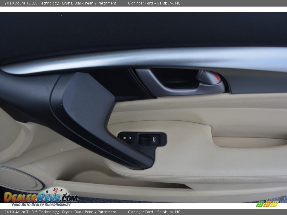 2010 Acura TL 3.5 Technology Crystal Black Pearl / Parchment Photo #15