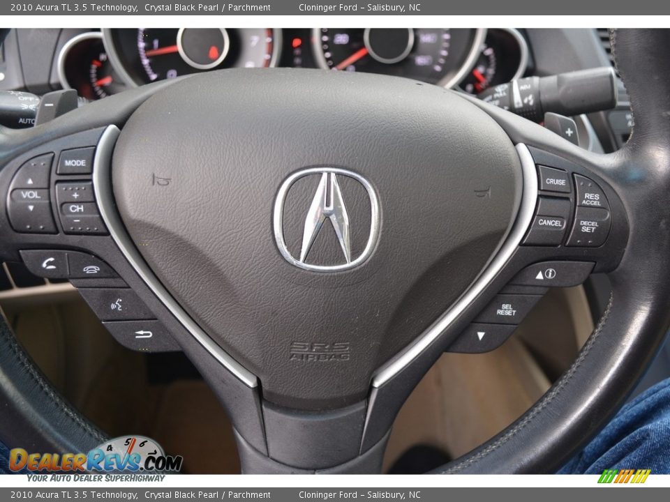 2010 Acura TL 3.5 Technology Crystal Black Pearl / Parchment Photo #22