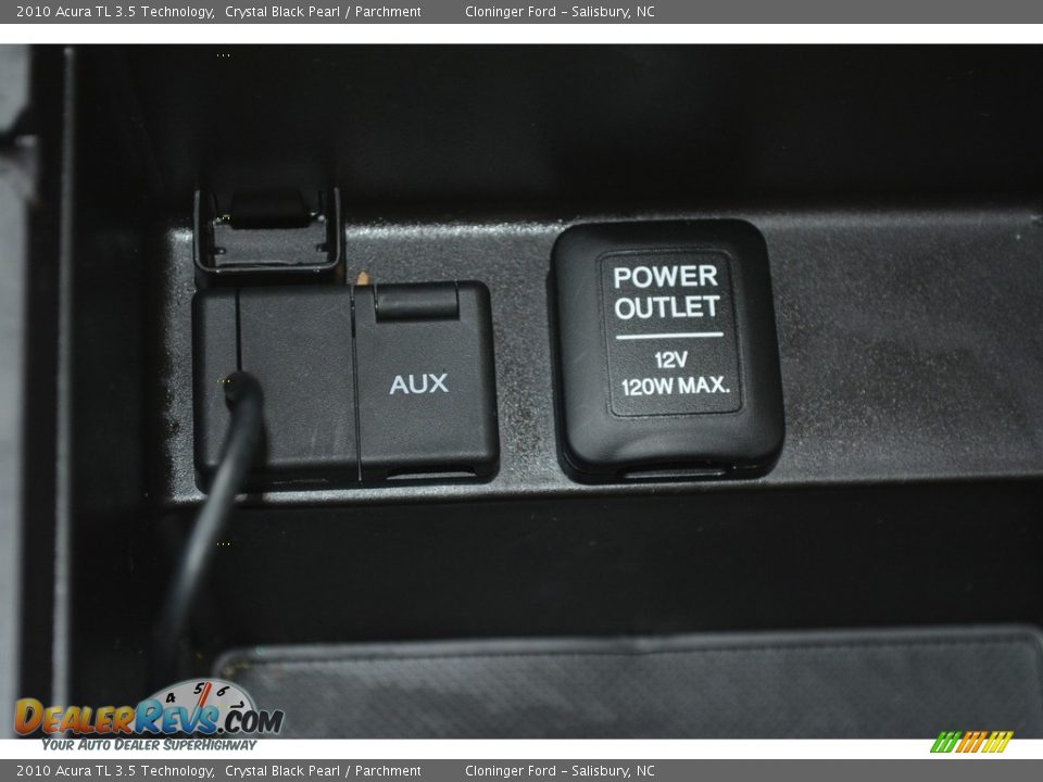 2010 Acura TL 3.5 Technology Crystal Black Pearl / Parchment Photo #27