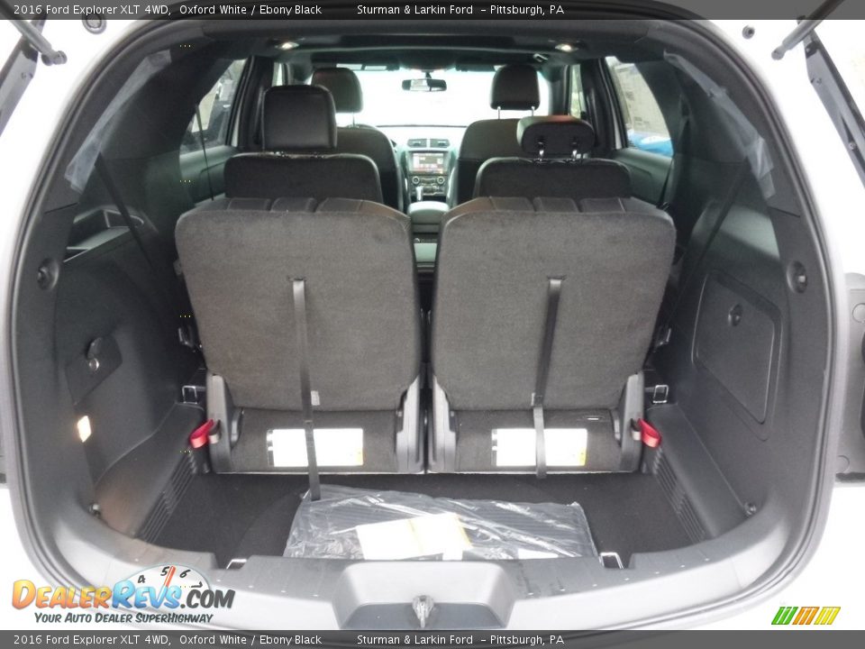 2016 Ford Explorer XLT 4WD Oxford White / Ebony Black Photo #3