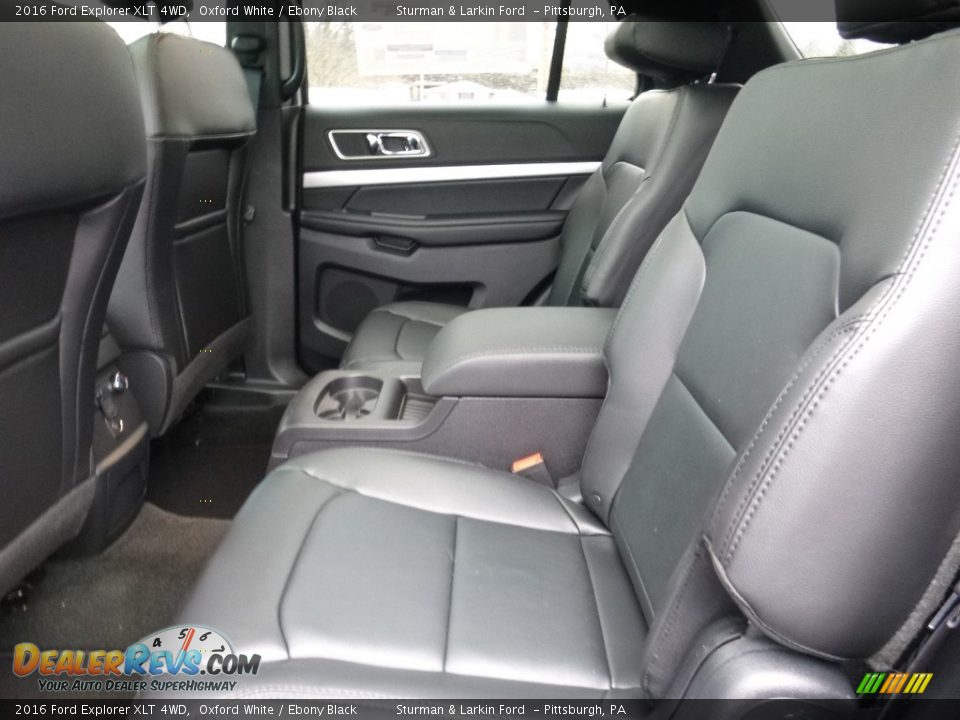 2016 Ford Explorer XLT 4WD Oxford White / Ebony Black Photo #7