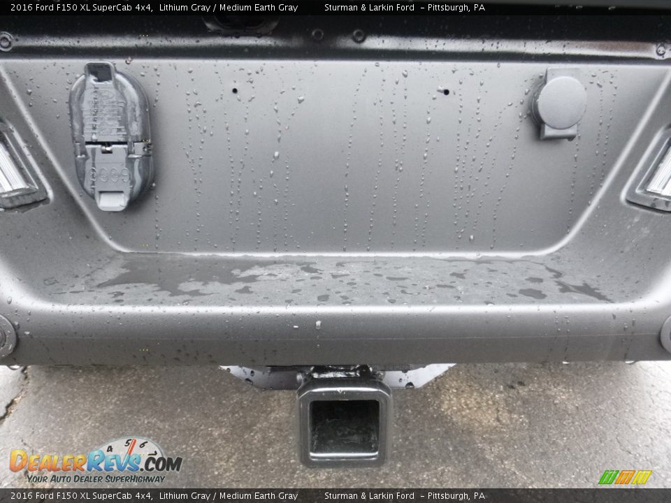 2016 Ford F150 XL SuperCab 4x4 Lithium Gray / Medium Earth Gray Photo #3