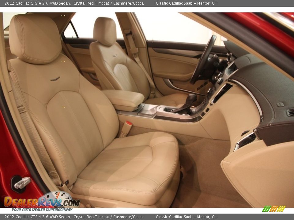 2012 Cadillac CTS 4 3.6 AWD Sedan Crystal Red Tintcoat / Cashmere/Cocoa Photo #11