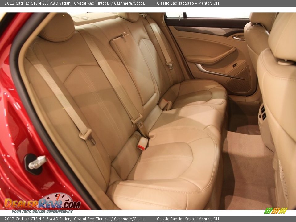 2012 Cadillac CTS 4 3.6 AWD Sedan Crystal Red Tintcoat / Cashmere/Cocoa Photo #12