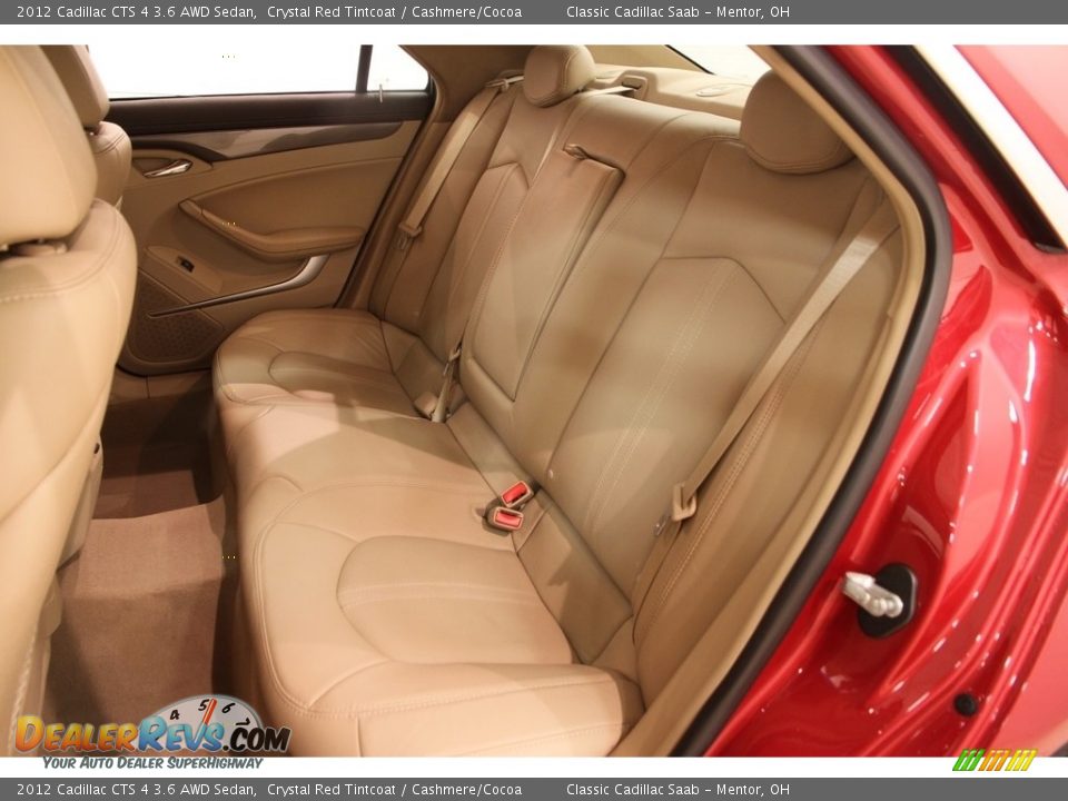 2012 Cadillac CTS 4 3.6 AWD Sedan Crystal Red Tintcoat / Cashmere/Cocoa Photo #13