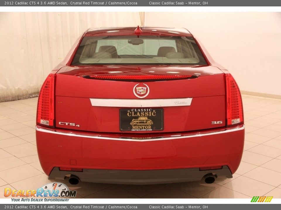 2012 Cadillac CTS 4 3.6 AWD Sedan Crystal Red Tintcoat / Cashmere/Cocoa Photo #14
