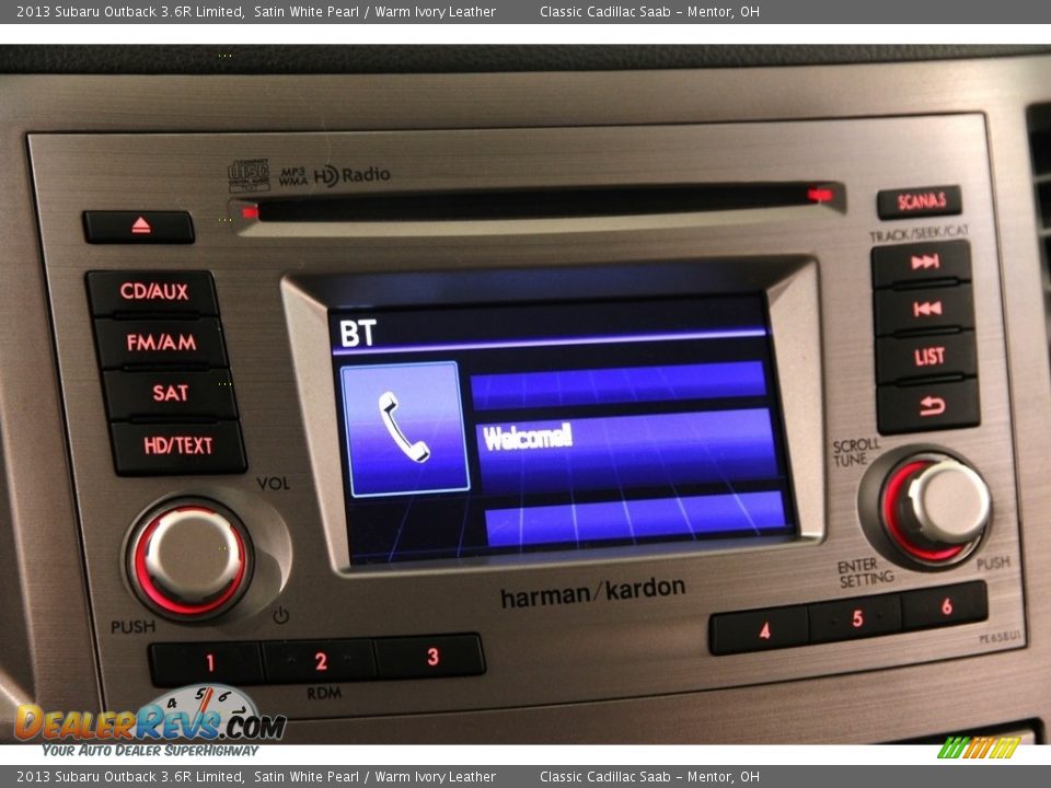 2013 Subaru Outback 3.6R Limited Satin White Pearl / Warm Ivory Leather Photo #11