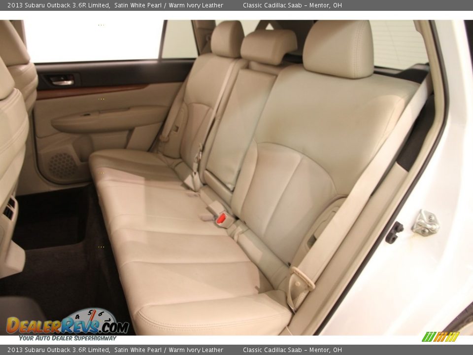 2013 Subaru Outback 3.6R Limited Satin White Pearl / Warm Ivory Leather Photo #15