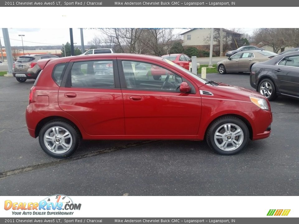 2011 Chevrolet Aveo Aveo5 LT Sport Red / Charcoal Photo #2