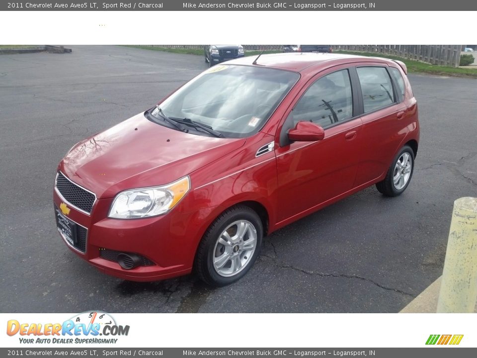 2011 Chevrolet Aveo Aveo5 LT Sport Red / Charcoal Photo #3