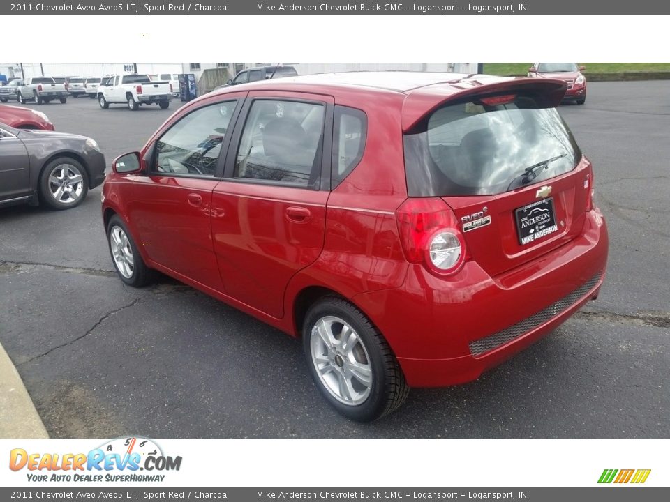 2011 Chevrolet Aveo Aveo5 LT Sport Red / Charcoal Photo #4