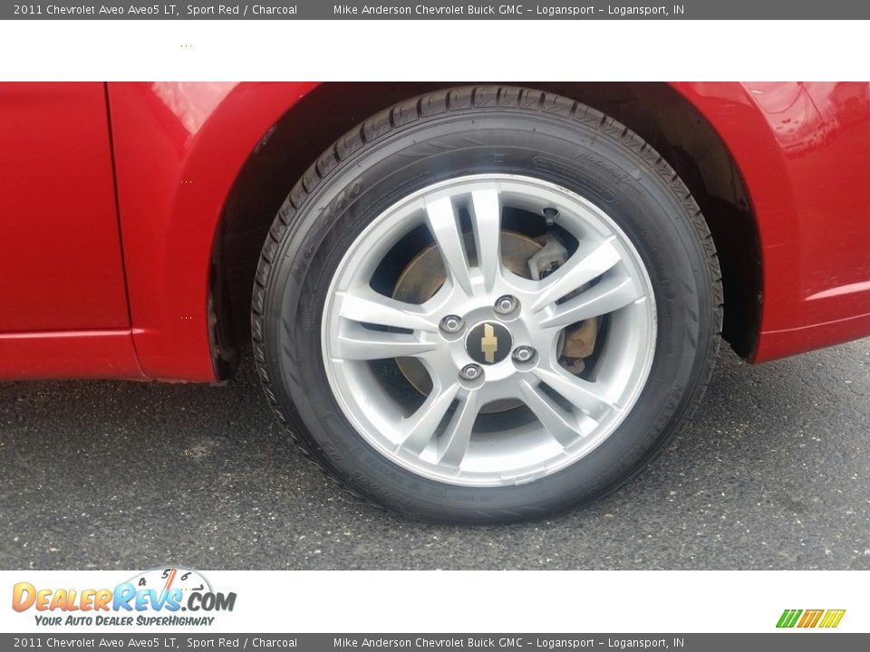 2011 Chevrolet Aveo Aveo5 LT Sport Red / Charcoal Photo #8