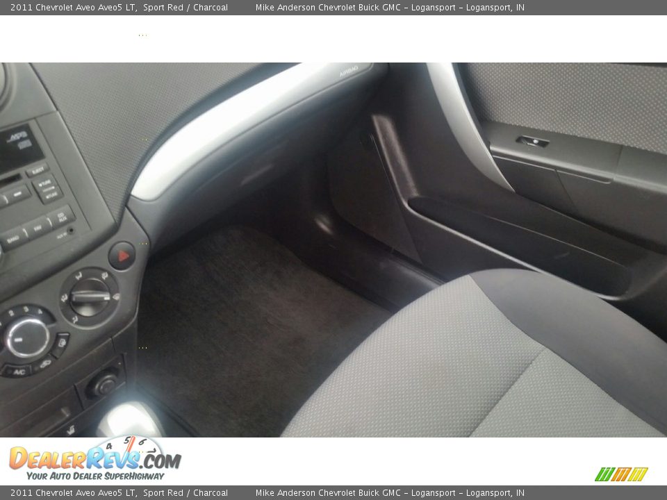 2011 Chevrolet Aveo Aveo5 LT Sport Red / Charcoal Photo #9
