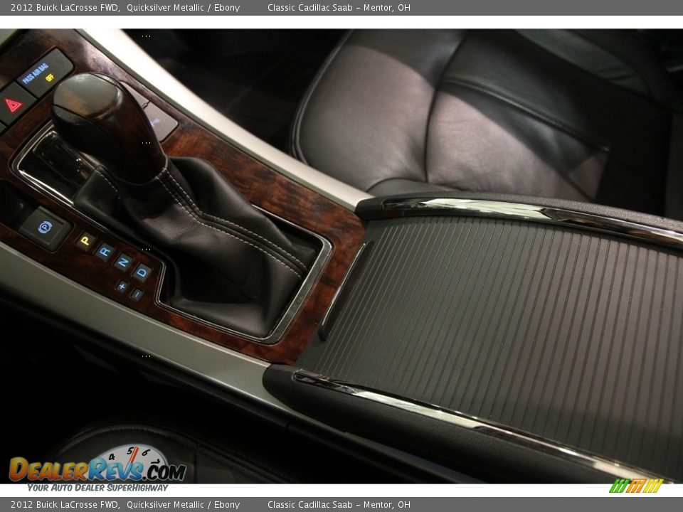 2012 Buick LaCrosse FWD Quicksilver Metallic / Ebony Photo #10