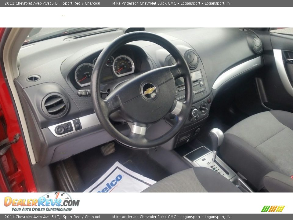 2011 Chevrolet Aveo Aveo5 LT Sport Red / Charcoal Photo #10