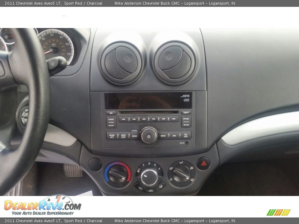 2011 Chevrolet Aveo Aveo5 LT Sport Red / Charcoal Photo #14