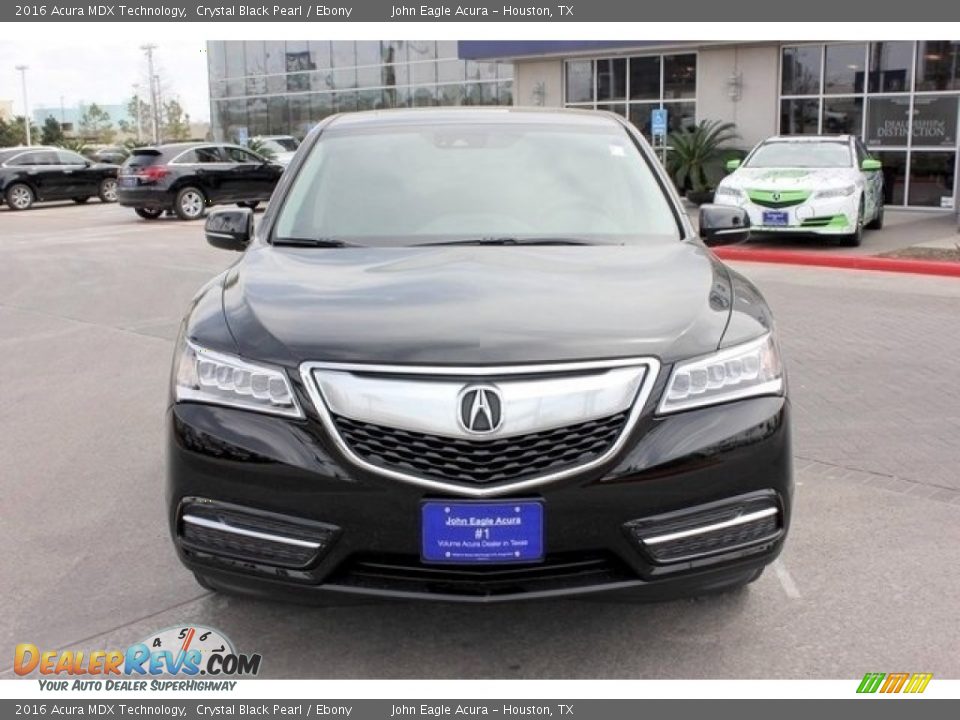 2016 Acura MDX Technology Crystal Black Pearl / Ebony Photo #2