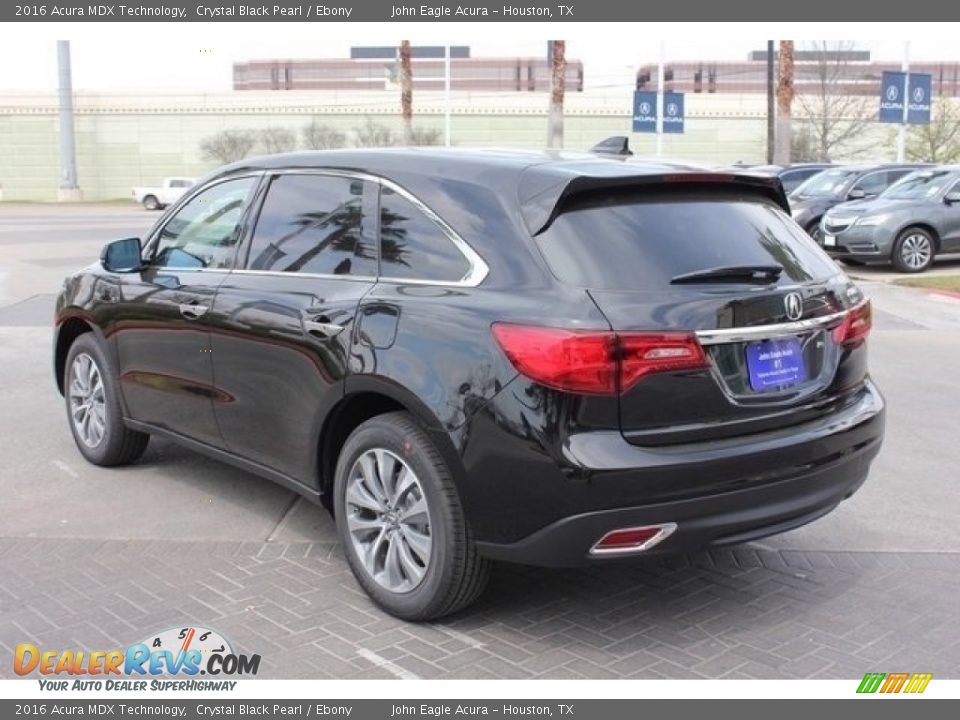 2016 Acura MDX Technology Crystal Black Pearl / Ebony Photo #5