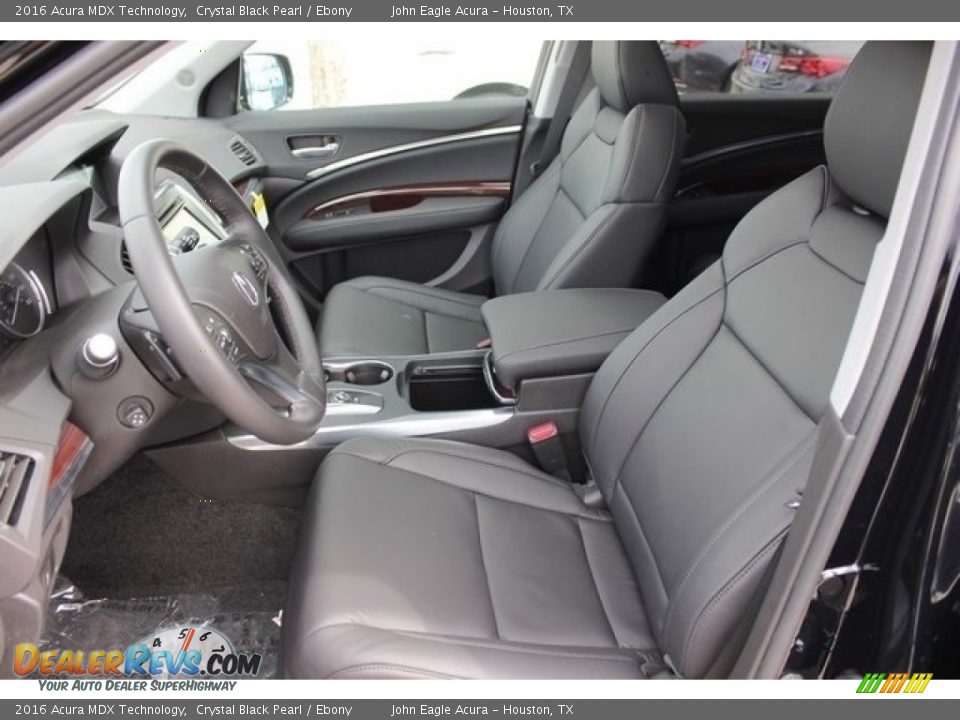 2016 Acura MDX Technology Crystal Black Pearl / Ebony Photo #13