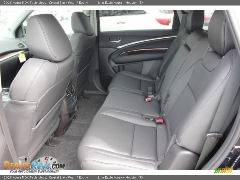 2016 Acura MDX Technology Crystal Black Pearl / Ebony Photo #15