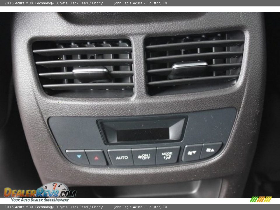2016 Acura MDX Technology Crystal Black Pearl / Ebony Photo #18