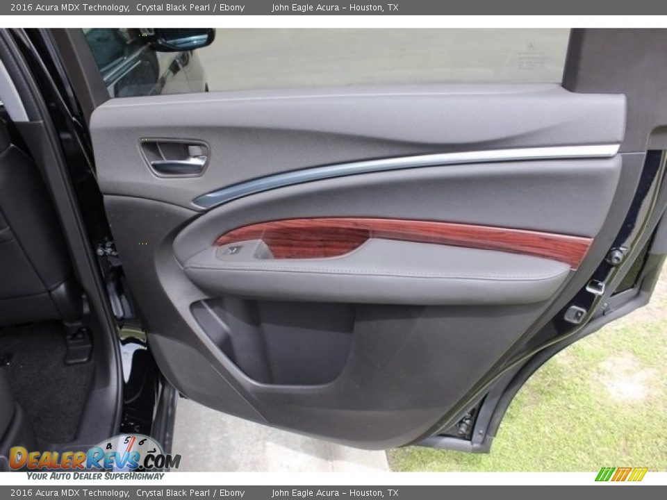 2016 Acura MDX Technology Crystal Black Pearl / Ebony Photo #21