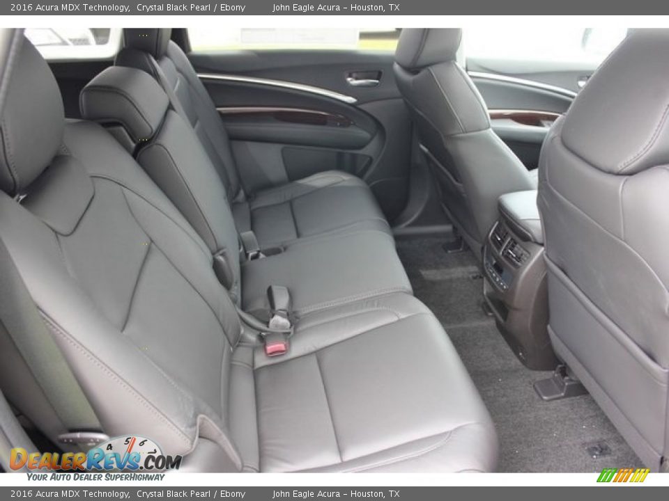 2016 Acura MDX Technology Crystal Black Pearl / Ebony Photo #22